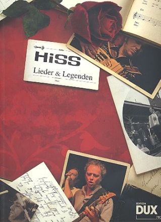 Hiss: Lieder und Legenden Songbook Melodie/Texte/Akkorde