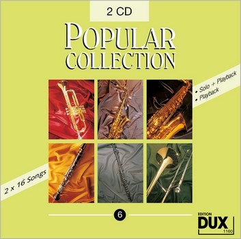 Popular Collection Band 6 2 CD's jeweils mit Solo und Playback und Playback allein