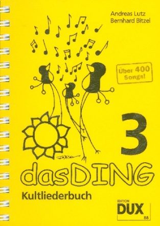 Das Ding Band 3 Kultliederbuch mit Texten und Akkordsymbolen