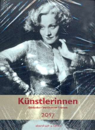 Kalender K�nstlerinnen 2017 Wochenkalender 24x32cm
