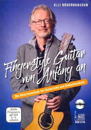 Fingerstyle Guitar von Anfang an (+DVD-ROM) fr Gitarre/Tabulatur