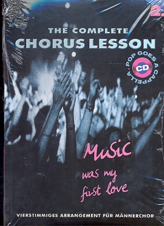 Music was my first Love (+CD) fr Mnnerchor 25 Chorpartituren