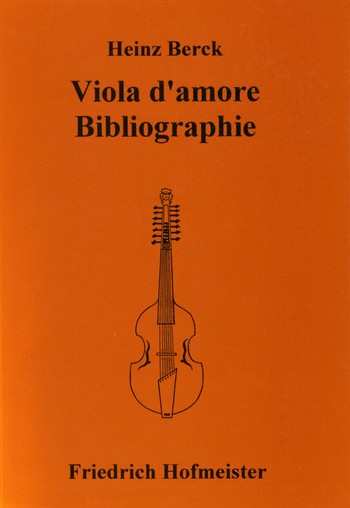 Viola d'amore Bibliographie