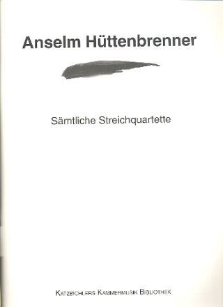 Smtliche Streichquartette Partitur