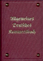 Allgemeines Deutsches Kommersbuch Ausgabe C Kunstleder mit Ngeln rot