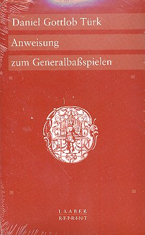 Anweisung zum Generalbaspielen  Reprint