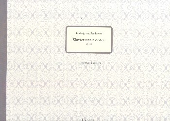 3 Sonaten op.109-111 fr Klavier Faksimile   3x Bd.