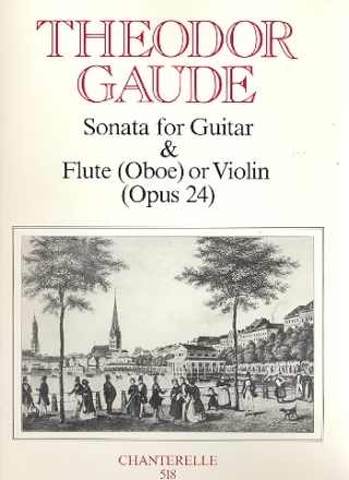 Sonata op.24 for guitar and flute (oboe, violin) parts