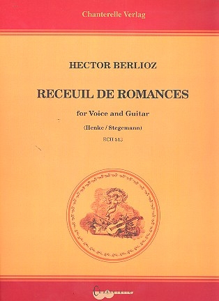 Recueil de romances for voice and guitar