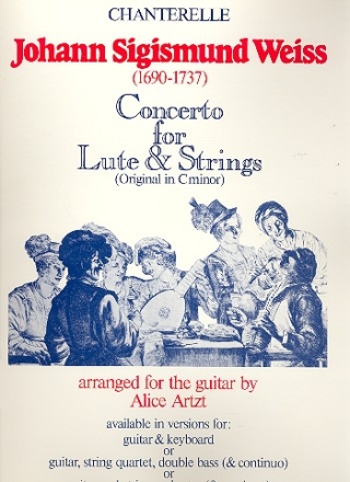 Concerto d minor for lute and strings for lute and keyboard