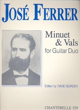 Minuet and Vals for guitar duet score