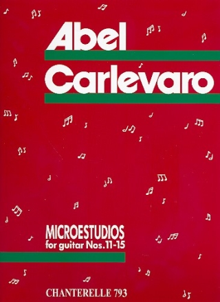 Microestudios vol.3 (Nr.11-15) for guitar