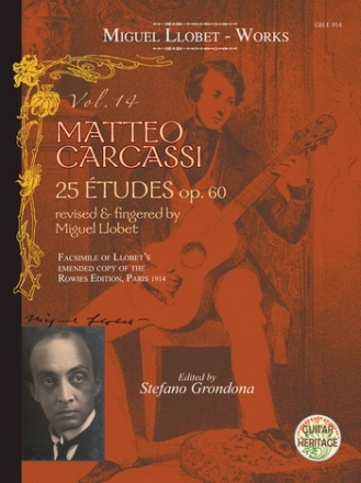 Guitar Works vol.14 - Matteo Carcassi 25 tudes op.60 for guitar