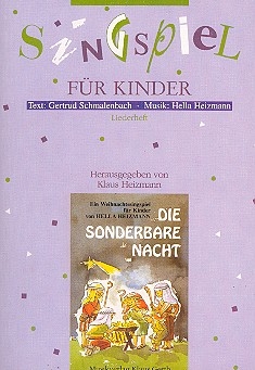 Die sonderbare Nacht  mit Melodiestimme, Akkordbezeichnungen und Texten Arbeitsheft