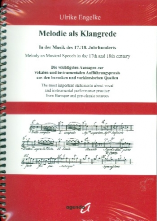 Melodie als Klangrede In der Musik des 17./18. Jahrhunderts (dt/en)