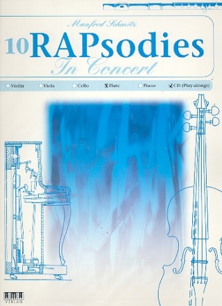 10 RAPsodies in Concert (+CD) fr Flte und Begleitinstrument