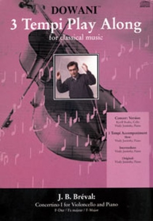 Concertino F-Dur fr Violoncello und Klavier CD mit dem Original und der Klavierbegleitung in 3 Tempi