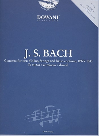 Concerto d-Moll BWV1043 (+ 2 CD's) fr 2 Violinen und Klavier