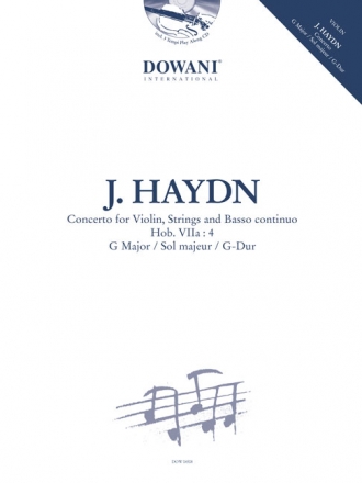 Konzert G-Dur Hob.VIIa:4 fr Violine, Streicher und Bc. (+2CDs) fr Violine und Klavier