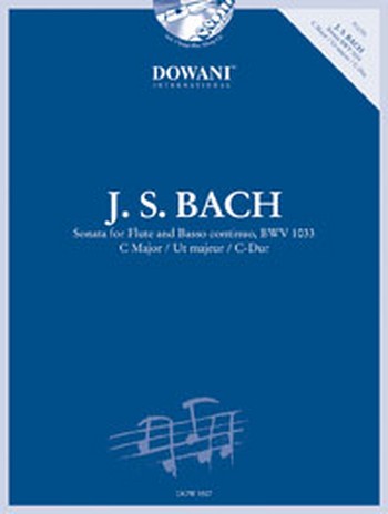 Sonate C-Dur BWV1033(+CD) fr Flte und Bc