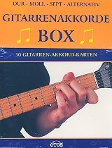 Gitarrenakkorde Box 50 Gitarren-Akkord-Karten