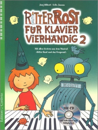 Ritter Rost Band 2 (+CD) fr Klavier zu 4 Hnden Spielpartitur