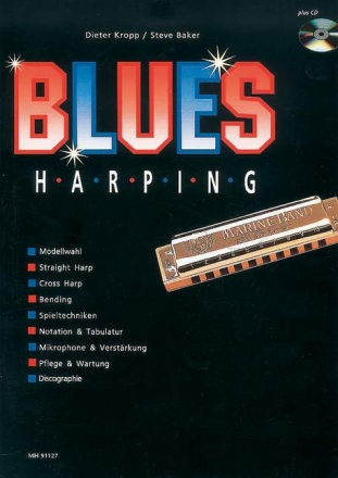 Blues Harping Band 1 (+CD) fr Mundharmonika (dt)