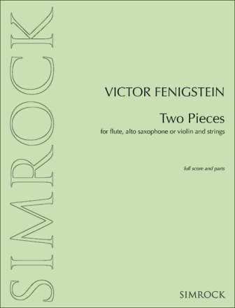 2 Pieces fr Flte (Altsaxophon, Violine) und Streicher