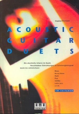 Acoustic Guitar Duets (+CD) Blues-Bossa Nova-Rock-Pop-Samba- Latin Jazz- u.v.a.