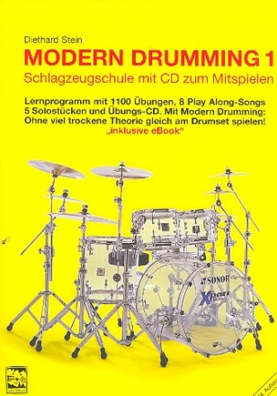 Modern Drumming Band 1 (+Download) Schlagzeugschule mit 1100 bungen, Play Along Songs, Solostcken