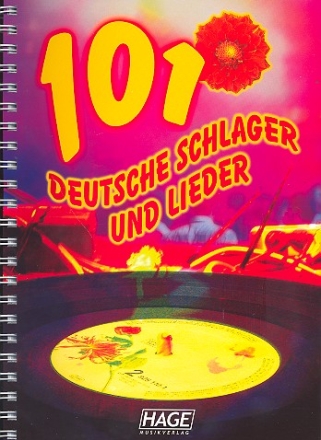 101 deutsche Schlager und Lieder: Songbook Melodien/Texte/Akkorde