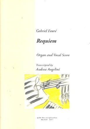 Requiem d minor op.48 organ and vocal score