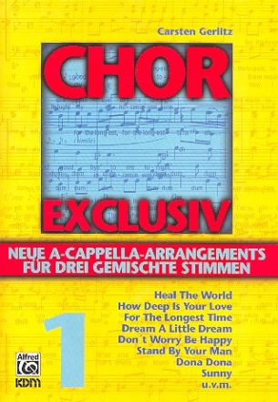 Chor Exclusiv Band 1 für gem Chor (SAB) a cappella Partitur