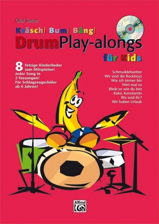Krsch bum bng - Drum Playalong fr Kids (+CD) fr Schlagzeug
