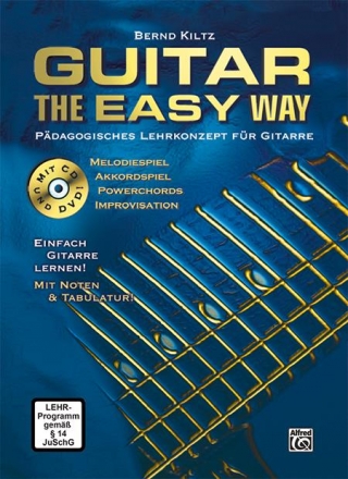Guitar the easy Way (+Online Audio/Video) (dt) Pdagogisches Lehrkonzept fr Gitarre