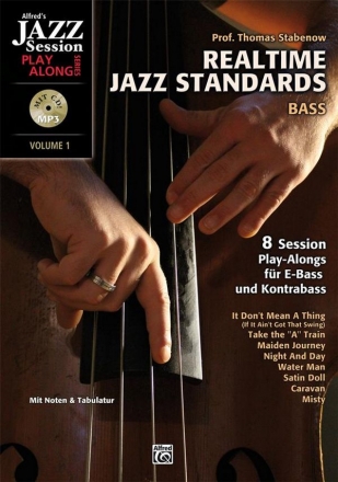 Realtime Jazz Standards vol.1 (+MP3-CD): for bass/double bass/tab