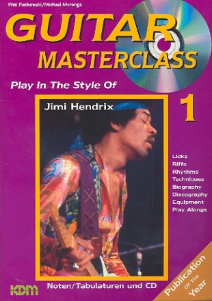 Guitar Masterclass Band 1 (+CD) Play in the style of Jimi Hendrix Noten und Tabulatur