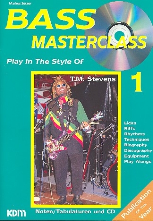 Bass Masterclass Band 1 (+CD) Play in the Style of T.M. Stevens Noten und Tabulatur