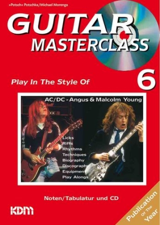 Guitar Masterclass Band 6 (+CD) Pay in the style of AC/DC Angus and Malcom Young (Noten+Tab)