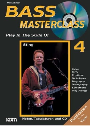 Bass Masterclass Band 4 (+CD): Play in the Style of Sting Noten und Tab