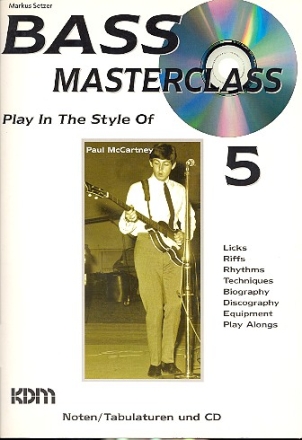Bass Masterclass Band 5 (+CD): Play in the Style of Paul McCartney