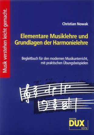 Elementare Musiklehre und Grundlagen der Harmonielehre Begleitbuch fr den Unterricht
