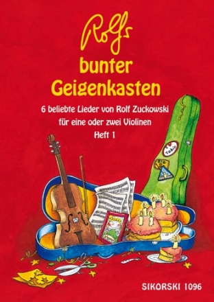 Rolfs bunter Geigenkasten Band 1 6 beliebte Lieder fr 1-2 Violinen