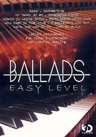 Ballads easy level: fr Klavier (Keyboard)