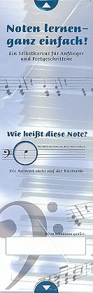 Noten lernen - ganz einfach! Schablone Bassschlssel