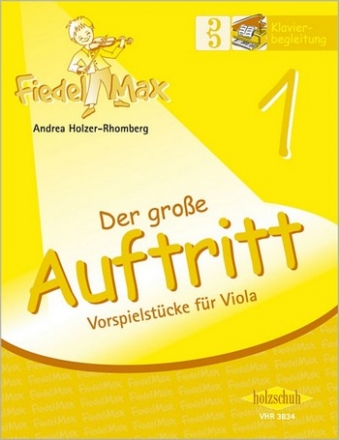 Fiedel-Max Viola Der groe Auftritt Band 1 Klavierbegleitung