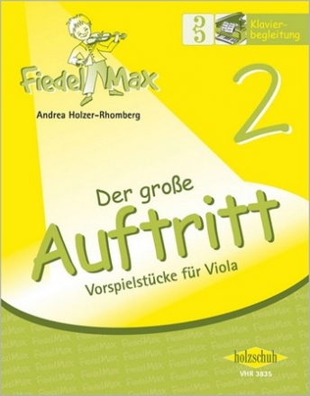 Der groe Auftritt Band 2 Klavierbegleitung Vorspielstcke fr Viola