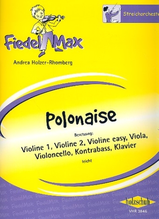 Polonaise fr Streichorchester und Klavier Partitur und Stimmen ((1-1-1)-1-1-1)