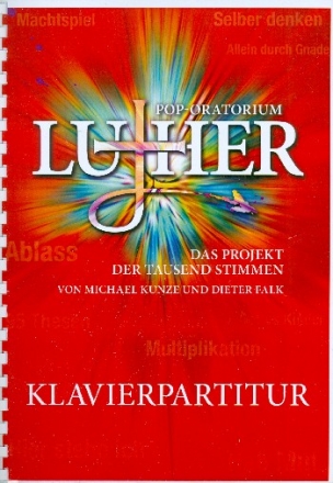 Luther  Klavierauszug