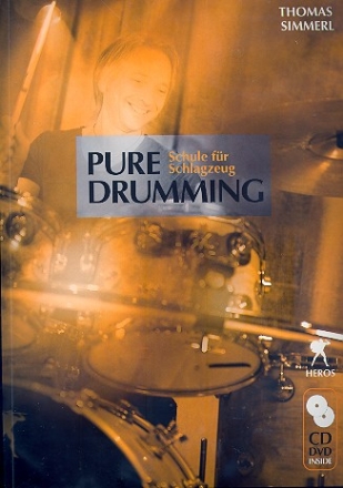 Pure Drumming (+mp3-CD +DVD) f�r Schlagzeug